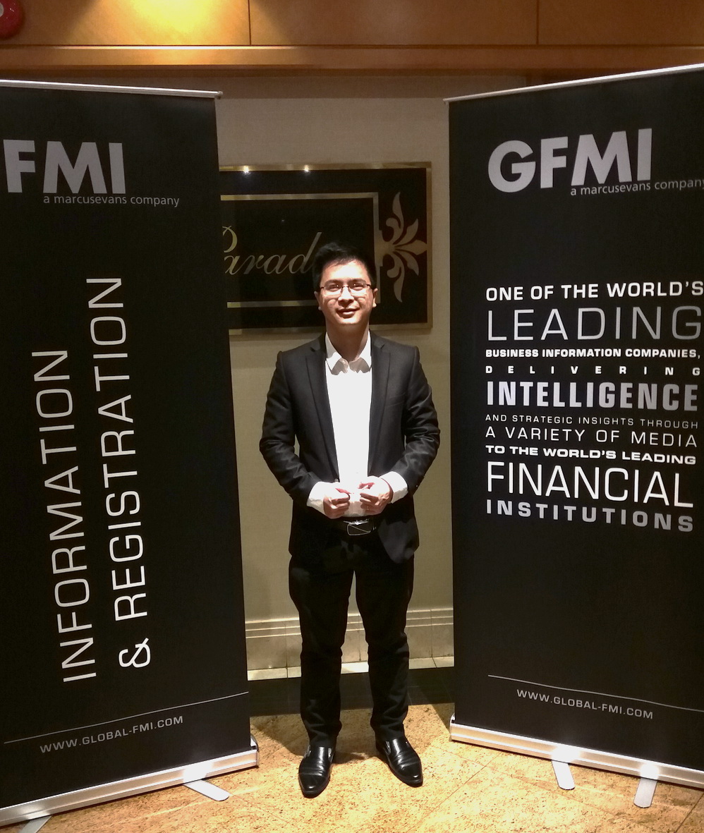 Diễn giả hội thảo *Ứng dụng AI, ML và RPA trong lĩnh vực tài chính, bảo hiểm*, Singapore, 2019